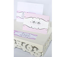 Elegant Mr and Mrs Folded Note Cards